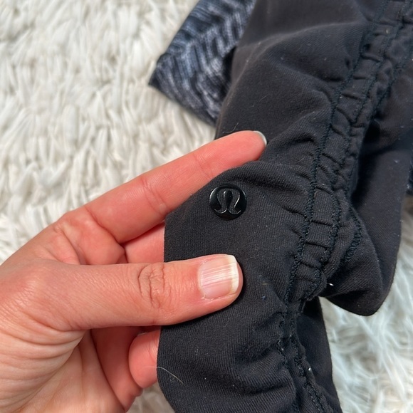 🔥 $SALE$ 🔥 Lululemon Wunder Under Pant *Stirrup Dramatic Static White Black - Picture 6 of 7